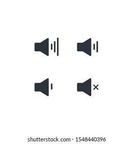 speaker icon volume symbol logo template design element