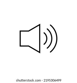 Speaker icon for web and mobile app. volume sign and symbol. loudspeaker icon. sound symbol