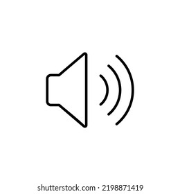 Speaker icon for web and mobile app. volume sign and symbol. loudspeaker icon. sound symbol