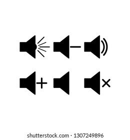 Speaker icon, web icon ,phone icon  - Vector