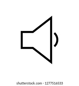 Speaker Icon. Web Vector Illustration. Computer Iconic Symbol.
Universal Icon. Operating System Logo. Apps Template. Sound Icon Icon Vector Illustration Sign & Symbol Logo .