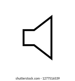 Speaker Icon. Web Vector Illustration. Computer Iconic Symbol.
Universal Icon. Operating System Logo. Apps Template. Sound Icon Icon Vector Illustration Sign & Symbol Logo .