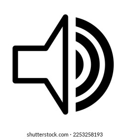 speaker icon in white background