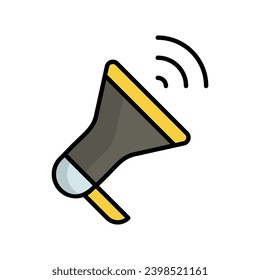 speaker icon with white background vector stock illustration