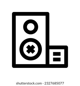 Lautsprechersymbol für Ihre Website, Ihr Handy, Ihre Präsentation und Ihr Logo-Design.