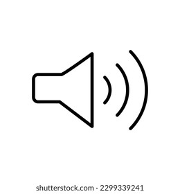 Speaker icon,vector illustration. vector speaker icon illustration isolated on White background..eps
