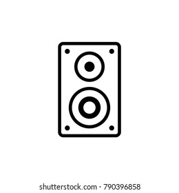 Speaker illustration, speaker icon