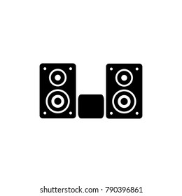 Speaker illustration, speaker icon