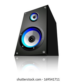 Speaker, isolated on white 