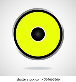 Speaker isolated on white background. Vector illustration. Eps10