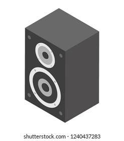 Speaker isometric  icon design