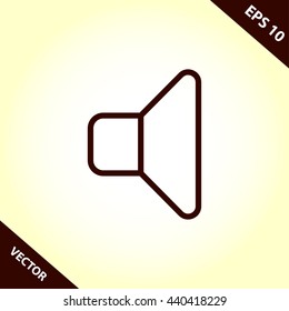 speaker line icon