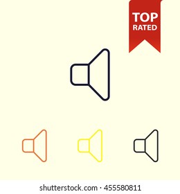 speaker line icon