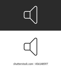 speaker line icon