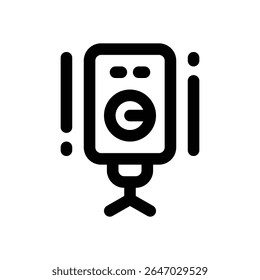 speaker line icon. Clean and minimalist vector icon for websites, mobile apps, presentations, and logos. Fully scalable and customizable for any project.