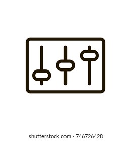 Speaker line icon. High quality black outline logo for web site design and mobile apps. Vector illustration on a white background.