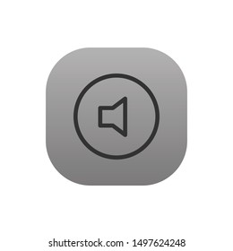 Speaker  - Line Vector Icon