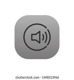 Speaker  - Line Vector Icon