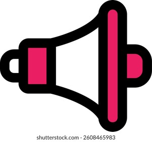 Speaker Line vector Icon Design