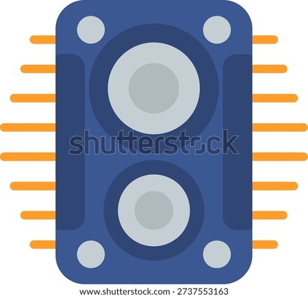 Speaker Line vector Icon Design