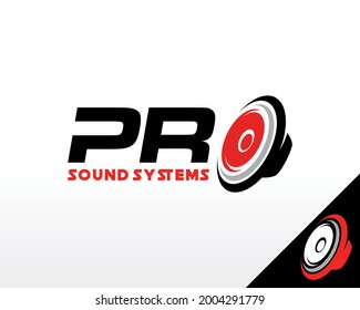 Speaker Logo design. Sound Systems Logo design vector