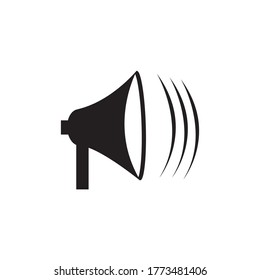 speaker logo design vector icon templat
