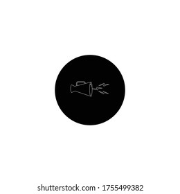 speaker logo stock illustration design