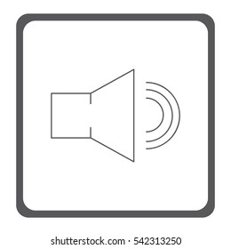 Speaker loud Icon, Vector
