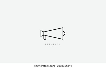 Speaker loud vector logo design