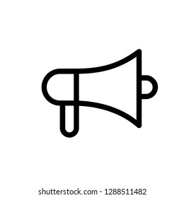  speaker loudspeaker outline vector  isolated illustration editable