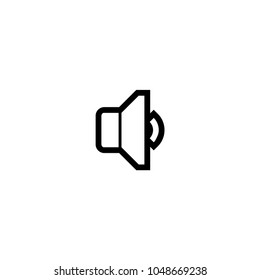 Speaker low volume icon