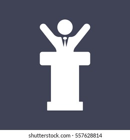 speaker man Icon.