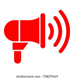 Speaker, megaphone icon – stock vector