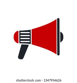 Speaker, megaphone icon – vector