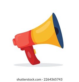 Lautsprecher Megaphone einzeln Vektorgrafik