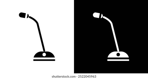 Speaker Microphone icon design simple vector symbol