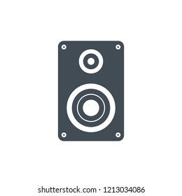 Speaker Music Icon Vector Template