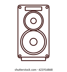 Speaker music instrument