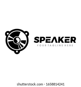 Speaker and Music Logo Vector