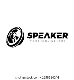 Speaker And Music Logo Vector