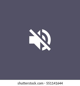 speaker mute icon