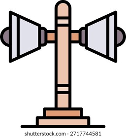 Altavoz Nuevo Vector de diseño de iconos creativos