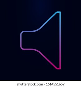 Speaker nolan icon. Simple thin line, outline vector of web icons for ui and ux, website or mobile application