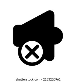 Speaker Off Icon Vector Symbol Design Illustration