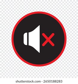 Conjunto de iconos de encendido y apagado del altavoz. Silenciar y activar el sonido de volumen. Icono de sonido. Ilustración vectorial aislada sobre un fondo blanco. Eps 10