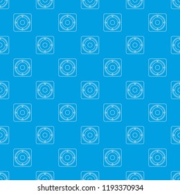 Speaker pattern vector seamless blue repeat for any use