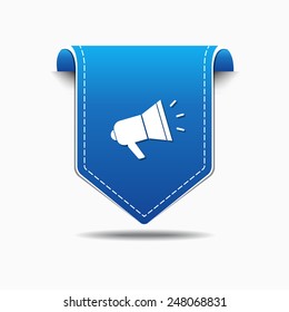 Speaker Phone blue Vector Icon Design