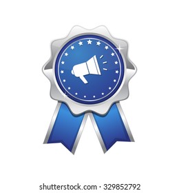 Speaker Phone blue Vector Icon Design