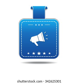 Speaker Phone blue Vector Icon Design