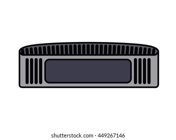 speaker player isolated icon design